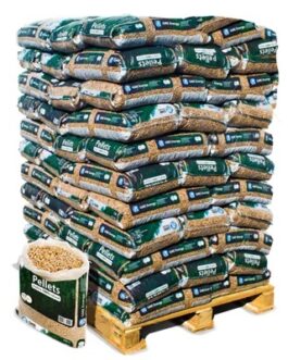 GME WOODPELLET- Palet de 77 sacos de pellets